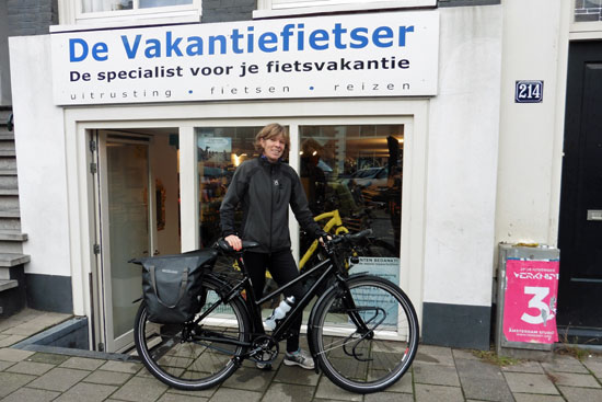 Marielle helemaal in stijl met de kleur van haar prachtige Easyroller!