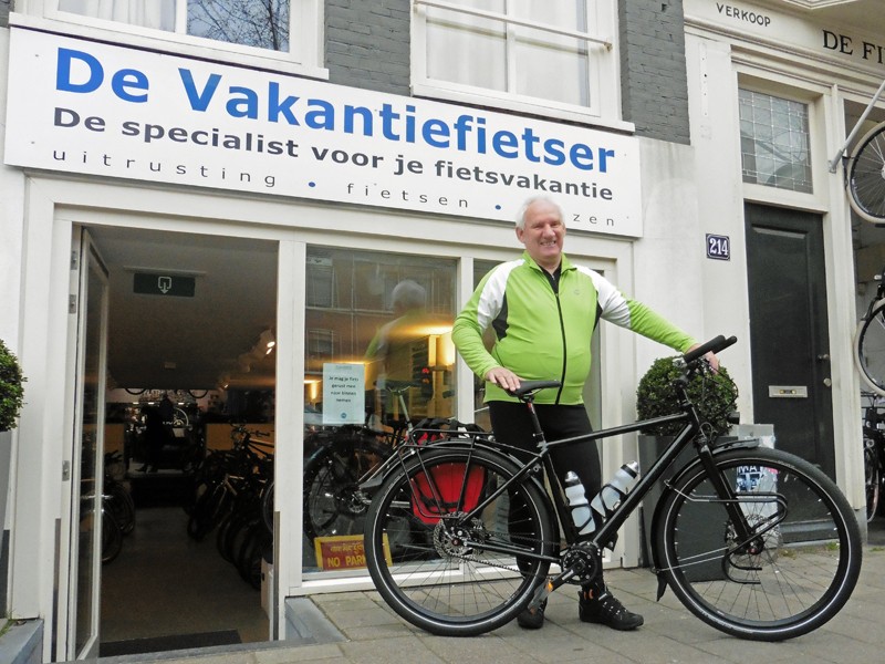 Frits met z'n nieuwe Idworx oPinion