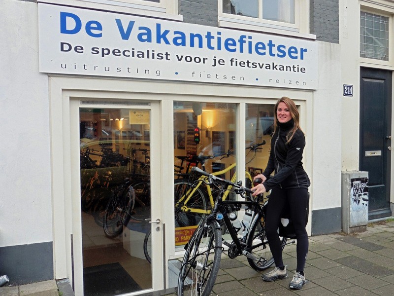 Maud heeft een mooie nieuwe World Traveller