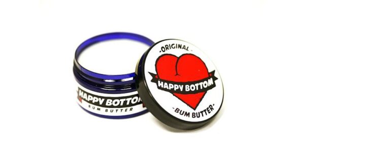 Happy Bottom Bum Butter is een huidcrème in een potje