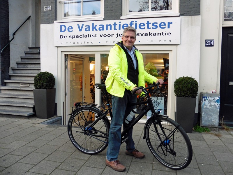 On a weekend trip to Amsterdam Christopher's wife took him to the Koga shop and urged him to buy this great bike. Christopher thinks that she wants one herself and if he is really enthusiastic, she will get one too.