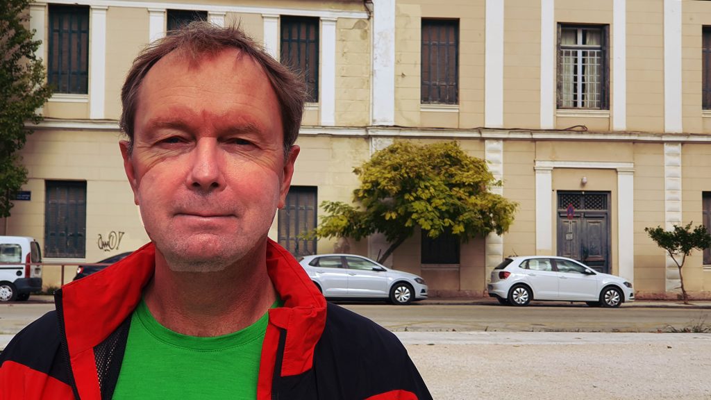 Eric Schuijt met blanke toet