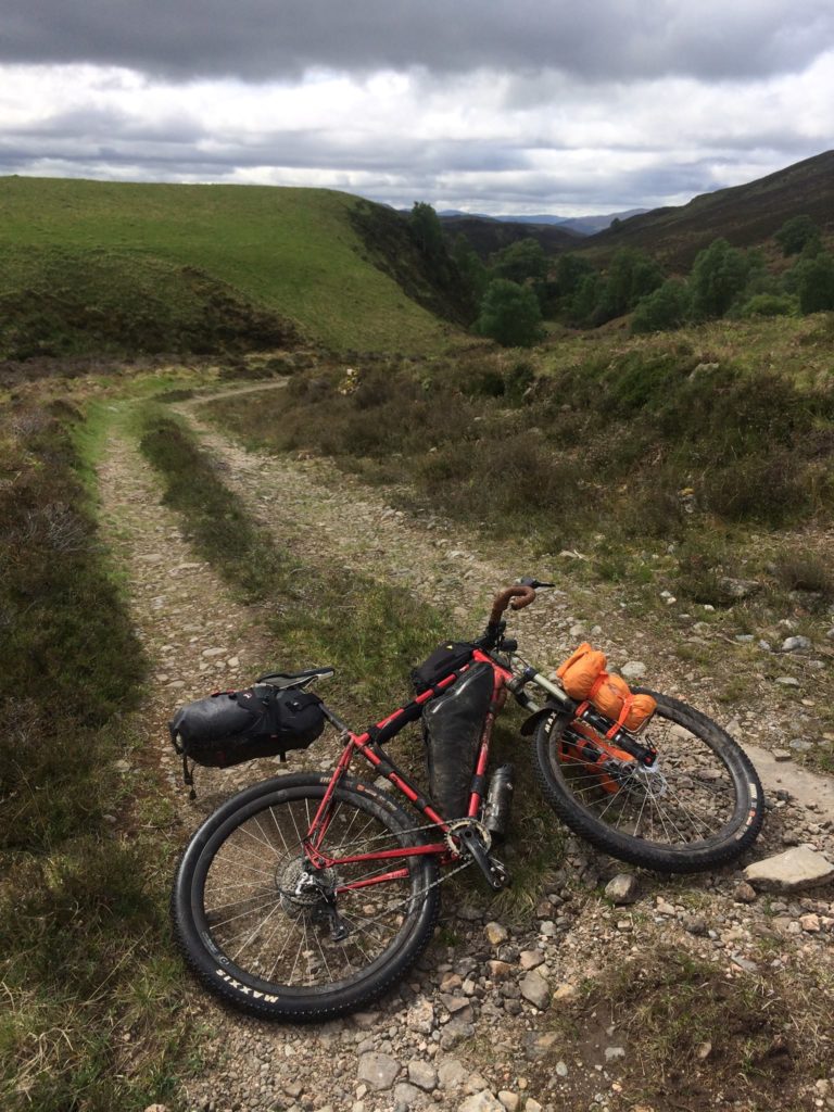 Highland Trail in Schotland met fiets van Chris