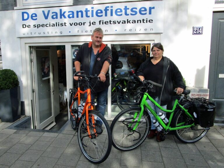Maria en Gerard hebben een een Travel Lite en een Travelmaster 2.9 met samen 168 spaken.