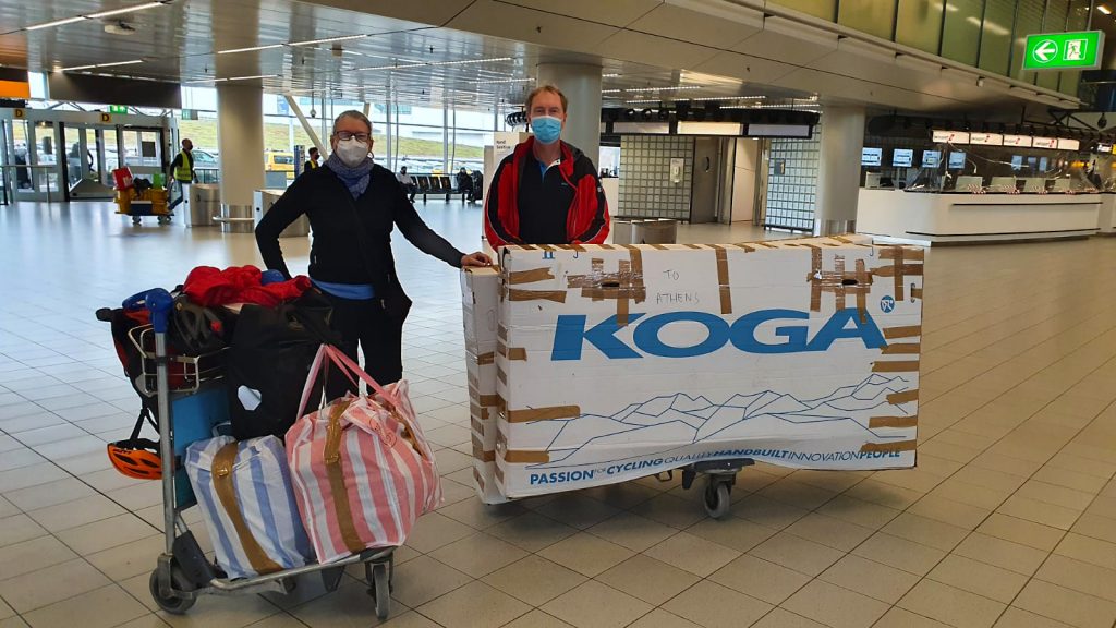 fietsdozen op schiphol