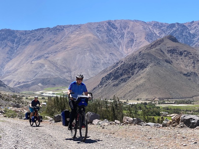 Carla en haar vakantiefiets