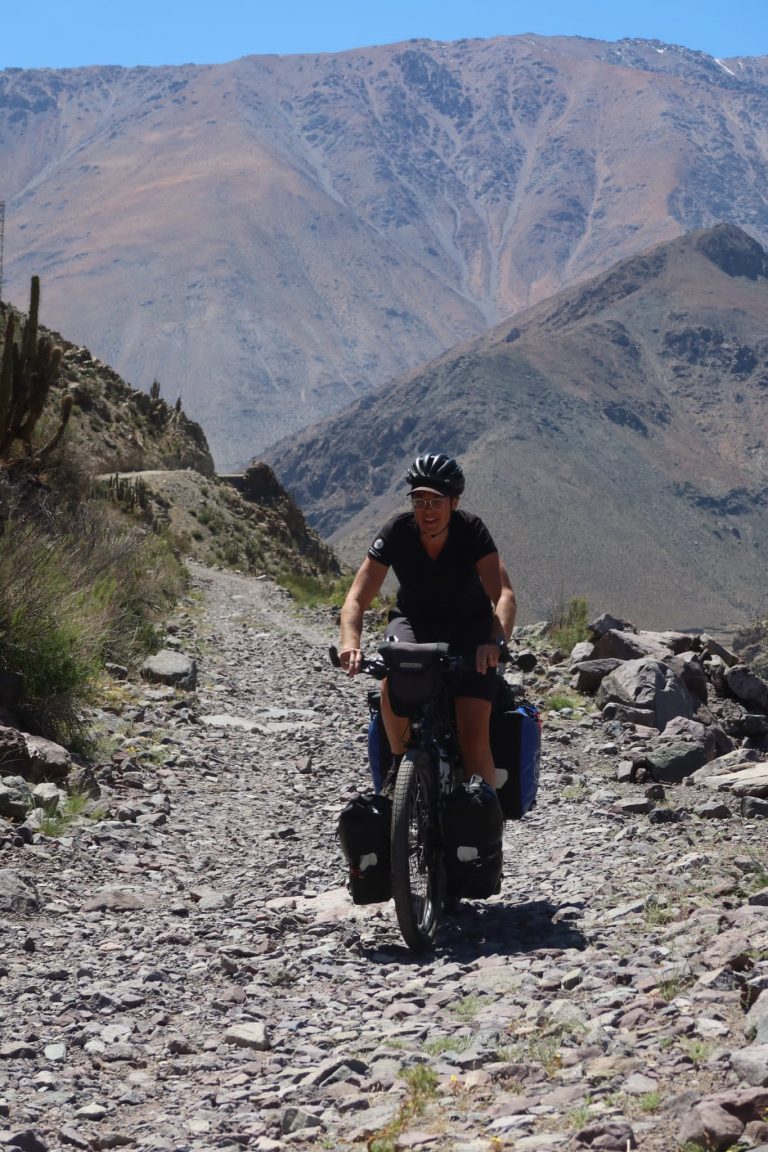 Susanne en haar vakantiefiets