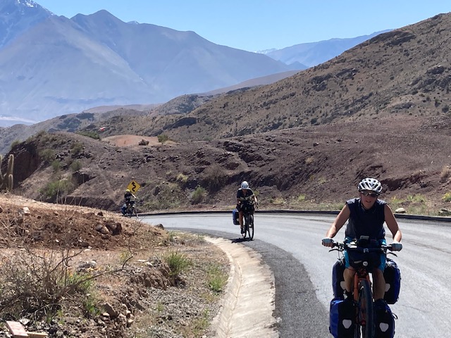 Yvonne en haar vakantiefiets