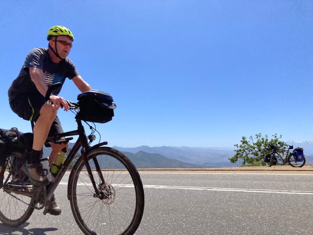 Eric op vakantiefiets