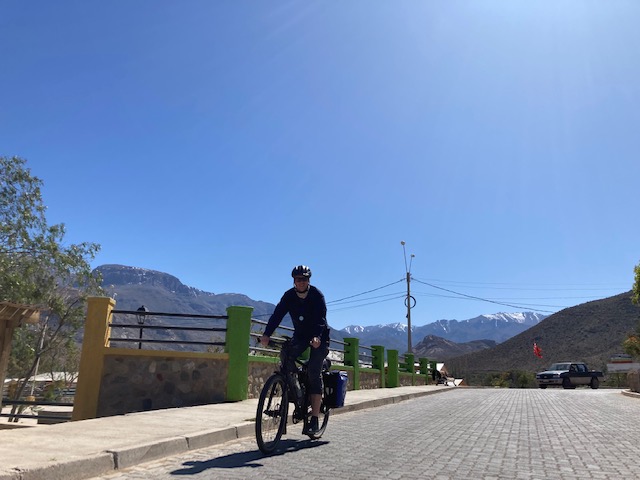 John en zijn vakantiefiets